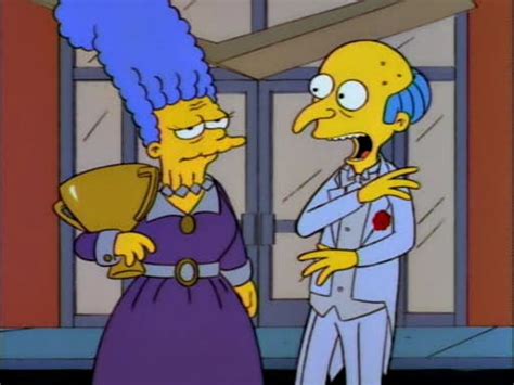 the simpsons mr burns wife